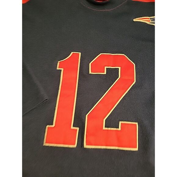 TOM BRADY New England PATRIOTS NFL Football Mens Size XXL Jersey Sweatshirt - Picture 3 of 11